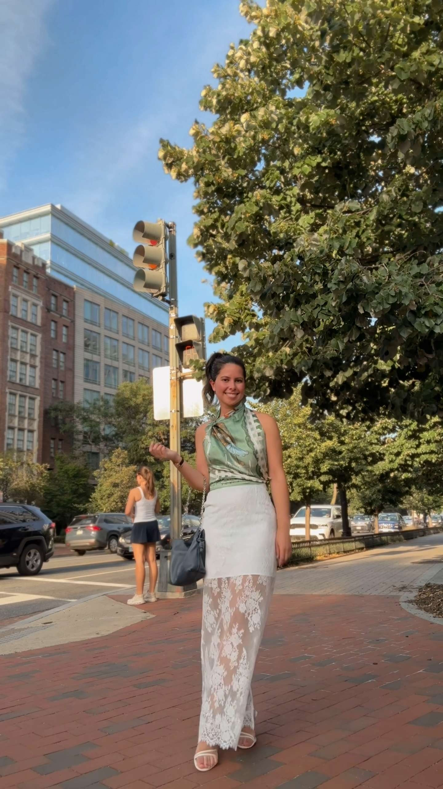Summer Date Night Outfit | Styling a Scarf as a Top

When it's a DC heat wave and you still have a date night — style a scarf as your top, add a Hill House lace skirt and comfortable sandal heels, and suddenly you've cracked the code on looking intentional in 90 degree weather. Petite-friendly, effortlessly chic, and cooler than anything else in your closet. 

 #LTKootd #LTKPetite