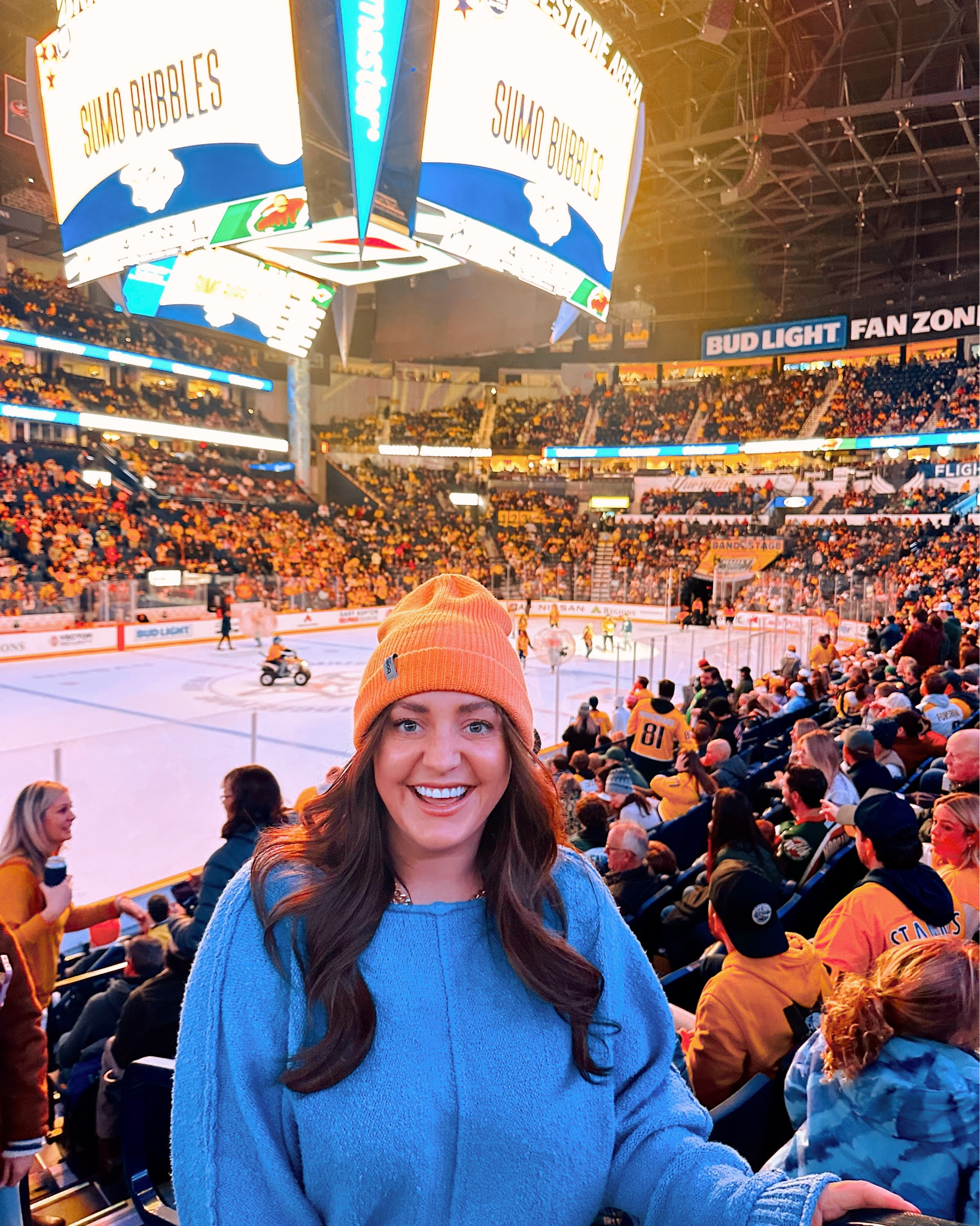 Preds game in Nashville - wearing 32 in pants and XL in top. Use code skhammer30 at vici! 

#LTKSeasonal #LTKFindsUnder100 #LTKSaleAlert
