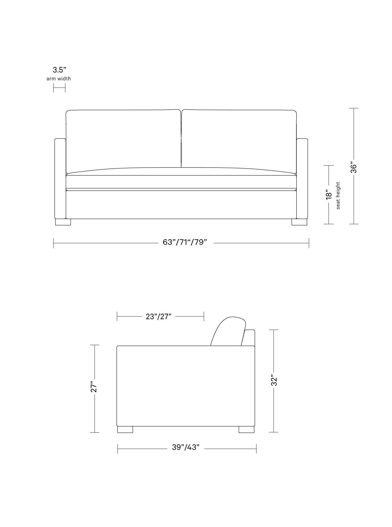 Scarlett 2-Seat Sofa | Interior Define