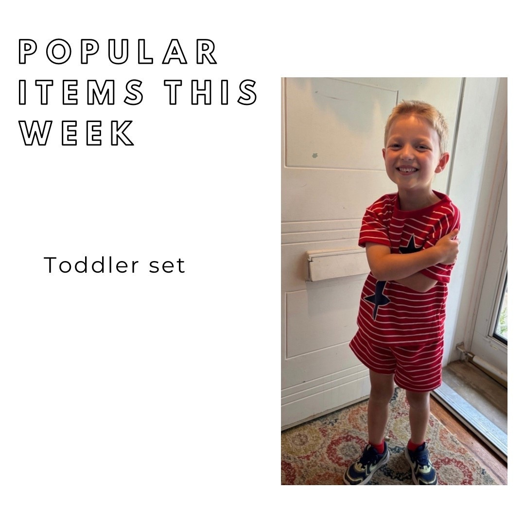 memorial day outfit - $11, William picked this set out himself and I love it! This will be Perfect for the whole summer. 


#walmart #under15 #redwhiteandblue #toddlerboy #patriotic #fourthofjuly #summeroutfit

#LTKSeasonal #LTKKids