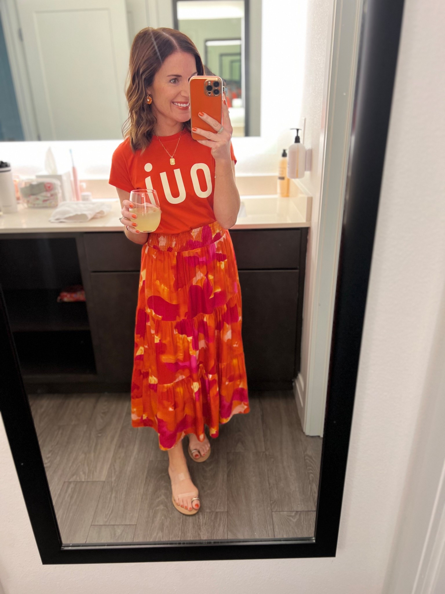 Vacation Day 1: Disney Springs Outfit
Tee: XS
Skirt: Small  