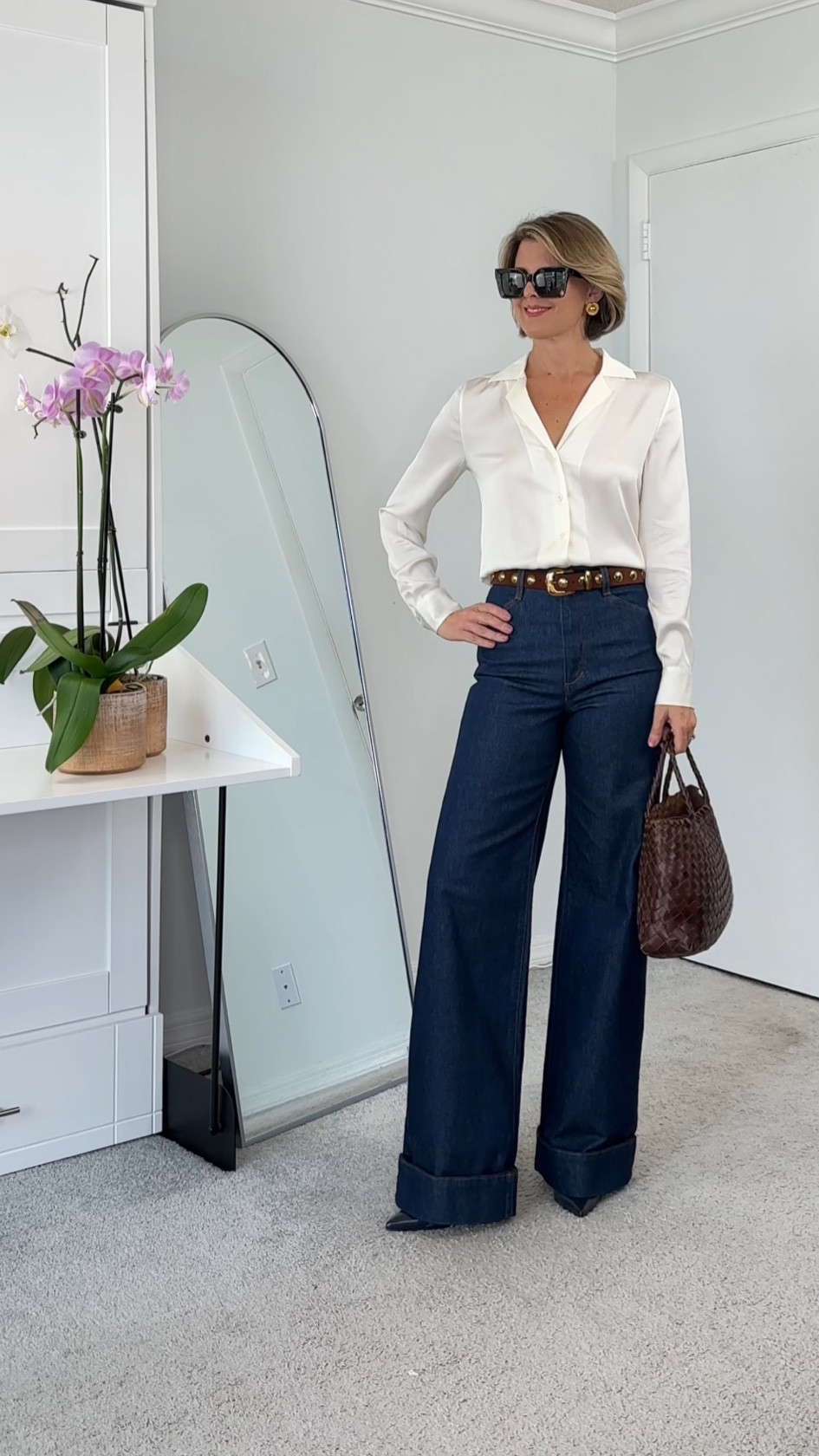 All true to size.    

#LTKOver40 #LTKSeasonal #LTKItBag