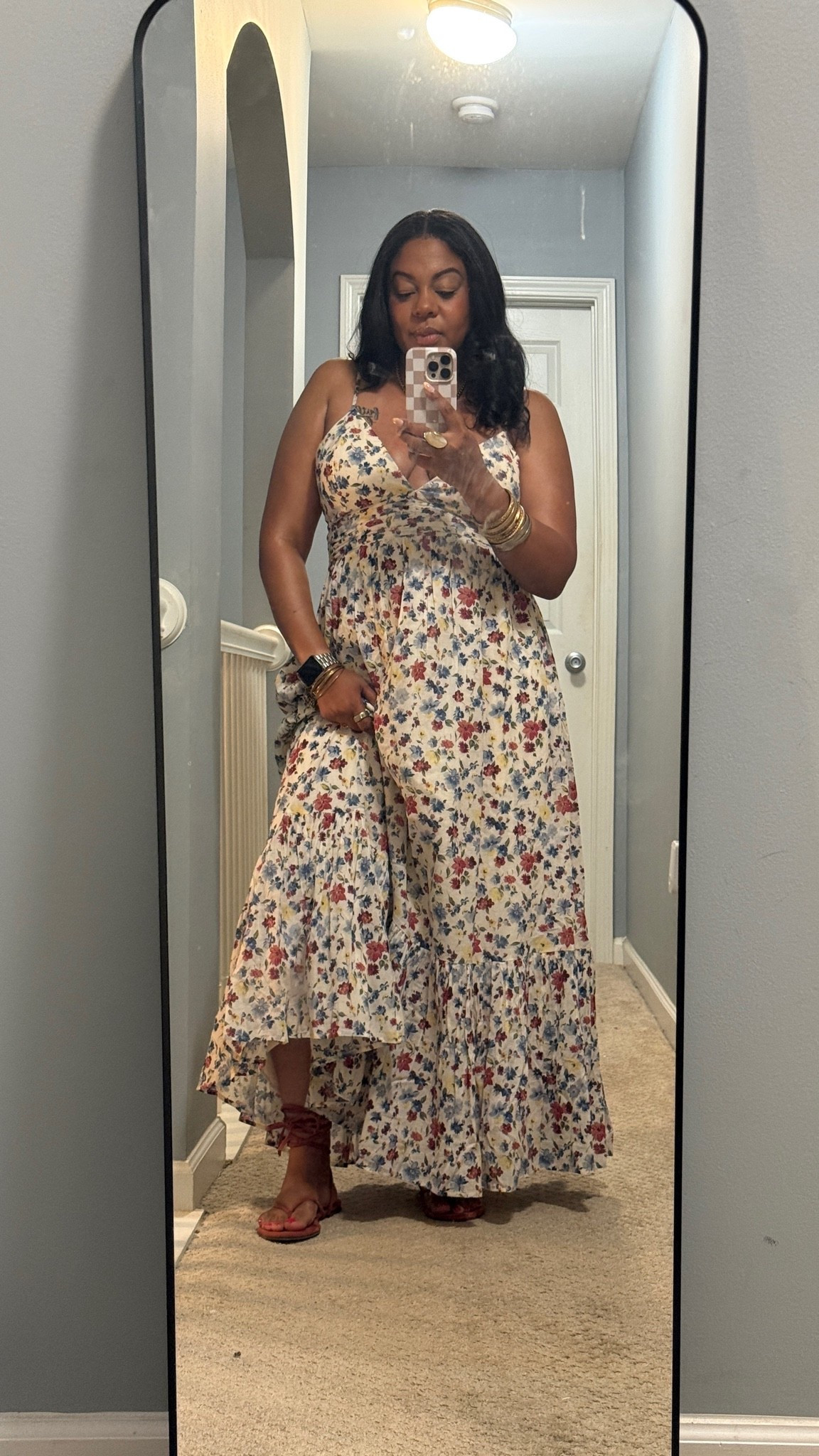 You can't go wrong with a maxi sundress and a lace up sandal.

#LTKootd #LTKOver40 #LTKMidsize