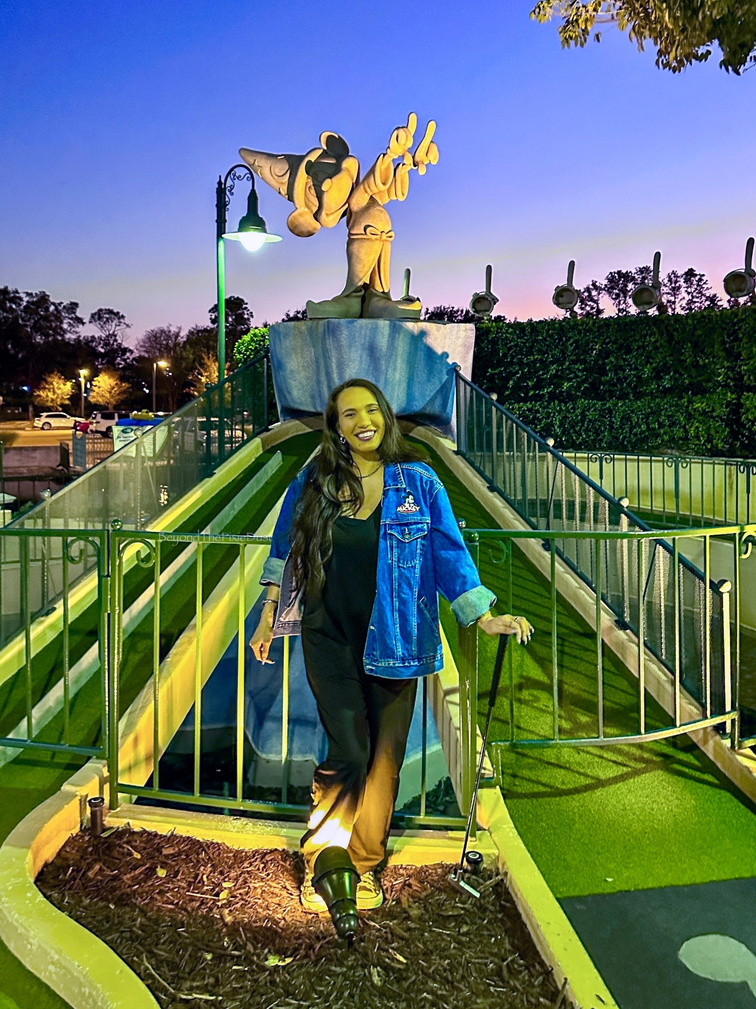Disney Date Night Outfit | Comfy & Pregnancy-Friendly Look
✨
Disney date night style — I wore this sleeveless jumpsuit with spaghetti-strap overalls, Converse, and a vintage Mickey Denim Jacket for mini golf at Walt Disney World Fantasia Gardens. Comfortable, casual, and perfect for Florida weather from summer to winter. Also pregnancy-friendly and easy to style. Linked similar jackets, jewelry, and makeup.
#DisneyStyle #DateNightOutfit #MaternityStyle #FloridaOutfit

#LTKTravel #LTKStyleTip #LTKBeauty