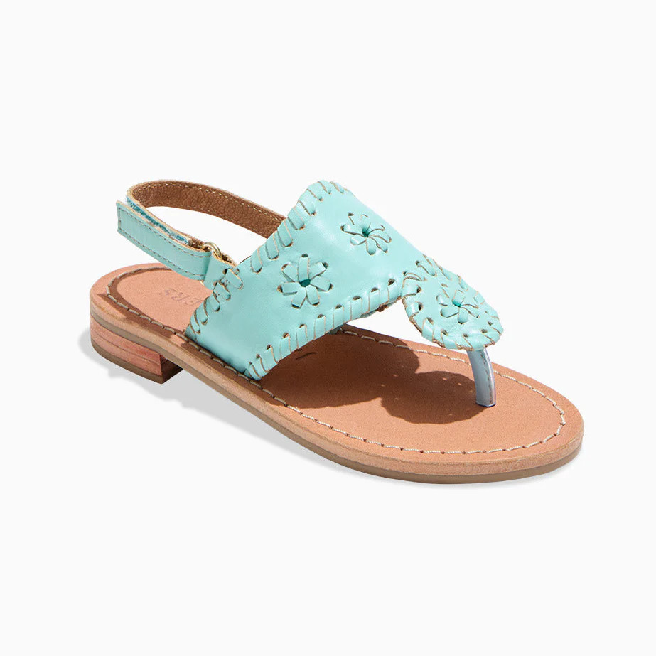 Toddler Jacks Flat Sandal - Turquoise | Jack Rogers