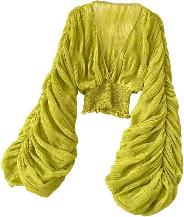 Bell Sleeve Tops for Women Dressy Sexy Blouses Party Wear | Amazon (US)
