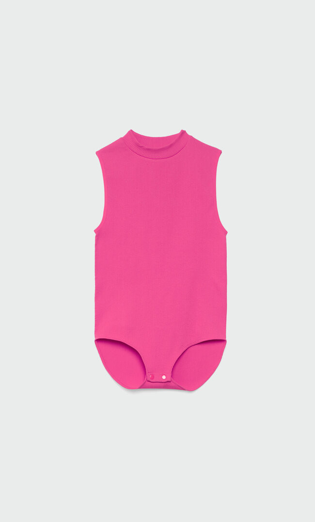 Seamless round neck bodysuit | Stradivarius (UK)