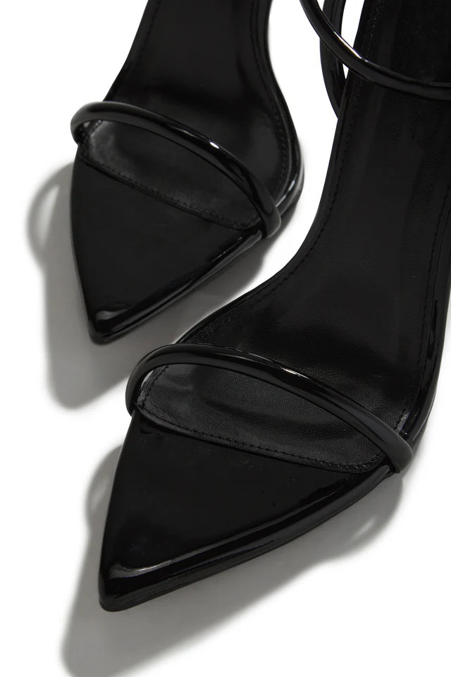Miss Lola | Anezia Black Single Sole High Heels | MISS LOLA