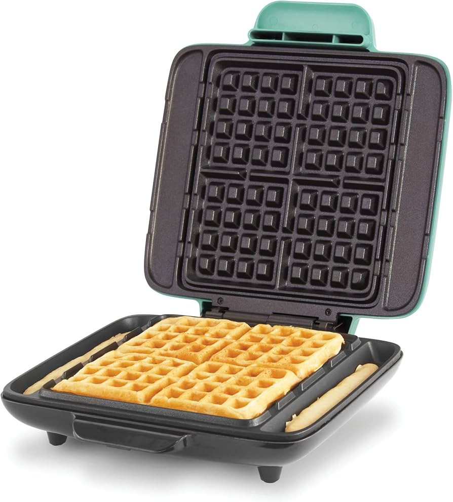 Dash Deluxe No-Drip Waffle Iron Maker Machine 1200W + Hash Browns, or Any Breakfast, Lunch, & Sna... | Amazon (US)