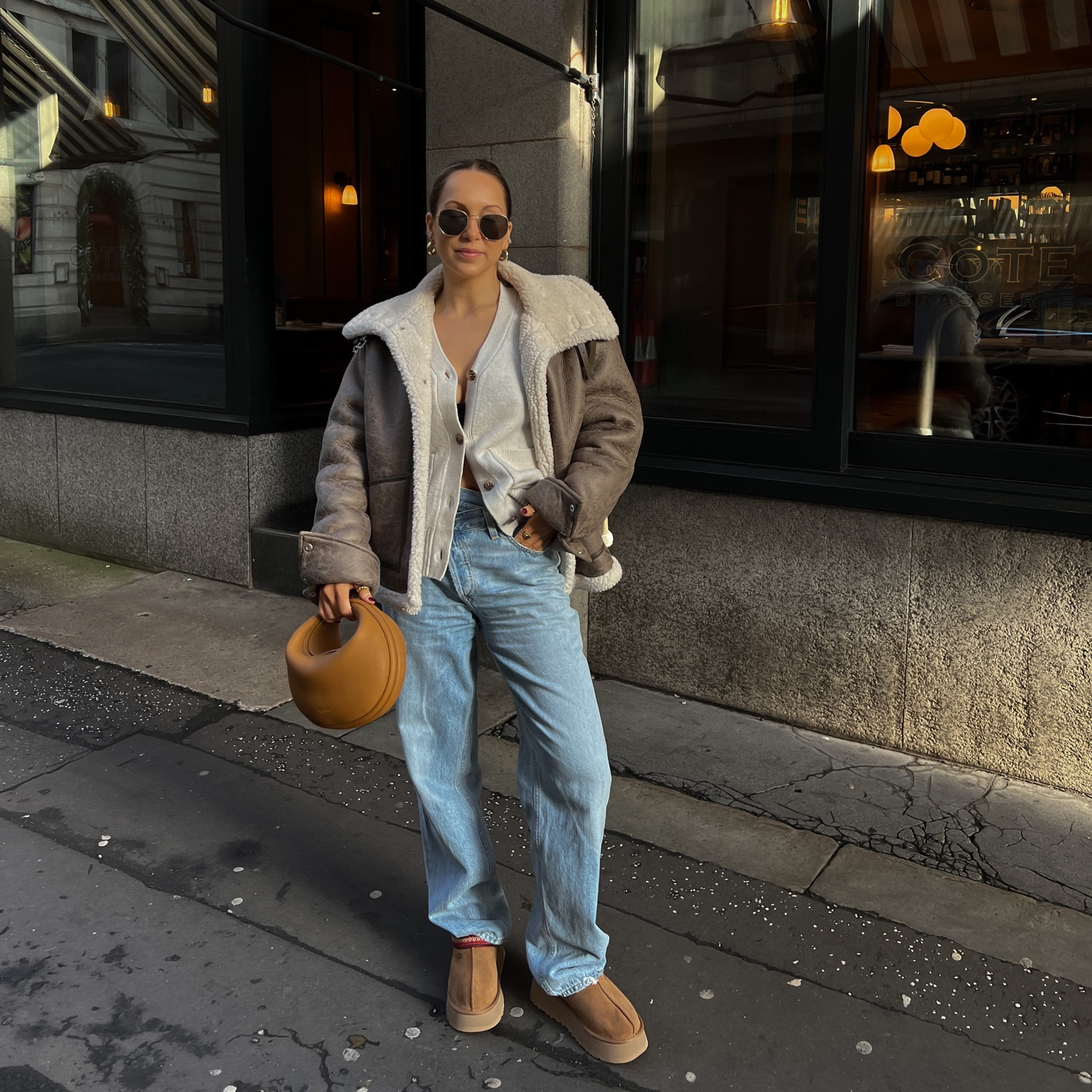 Sherling coat and uggs 

#LTKSeasonal #LTKstyletip #LTKeurope