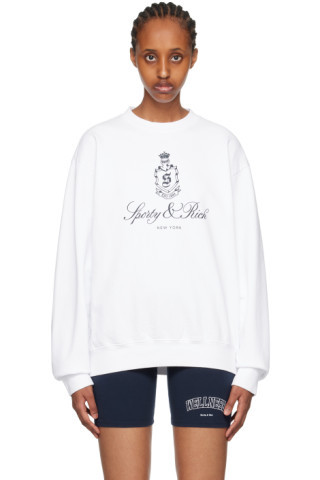 White Vendome Sweatshirt | SSENSE