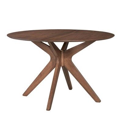 Space Savers Round Dining Table Brown - Liberty Furniture | Target