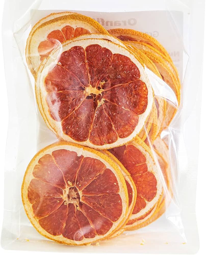 Amazon.com: Oranfit Dried Grapefruit Slices, Natural Dried Grapefruit Slices, Crafts Cake Decorat... | Amazon (US)