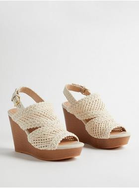 Crochet Cage Platform Wedge (WW) | Torrid (US & Canada)