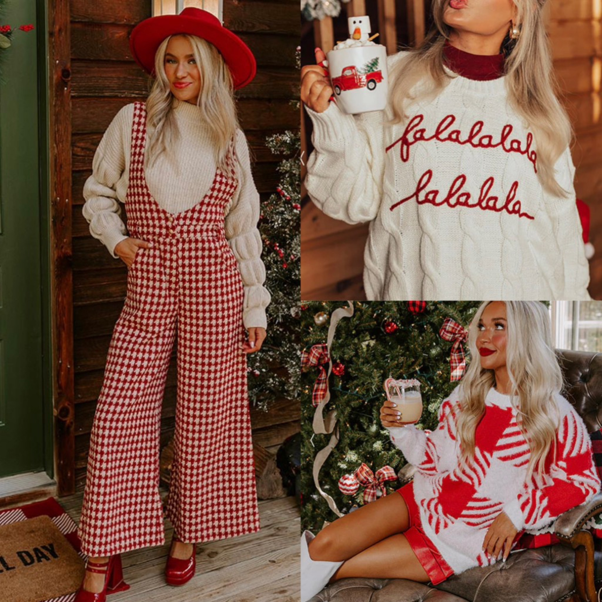 Cute outfit ideas for the upcoming holidays! 👠