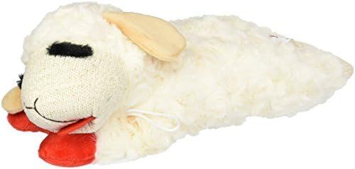 MultiPet Lambchop Plush Dog Toy 10" with Squeaker Type:Lambchop Size:Pack of 2 | Amazon (US)