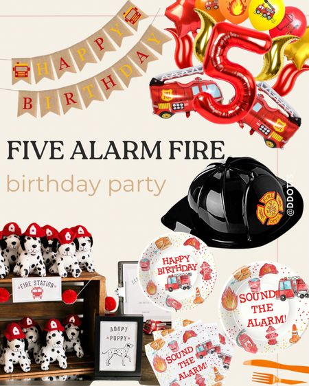 I had a follower ask for some inspo for a 5 alarm fire 🔥 5th birthday! What do you think? I looove this party theme. It’s so much fun! Do you need some inspo for anything coming up? #birthdaypartyinspo #amazonbirthday #firefighterbirthday 

#LTKfamily #LTKkids #LTKparties