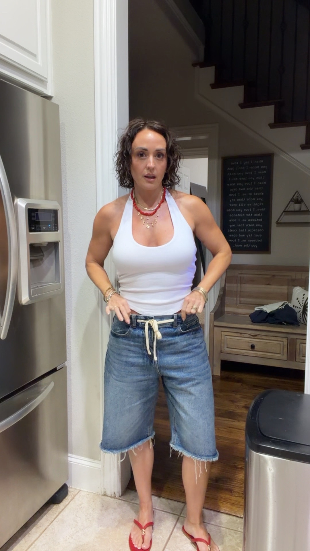 S @Zara halter top, 2 @Target KBB shorts and had a little jacket I forgot to share but was perfect for the 4th or any day really

#LTKootd #LTKgrwm #LTKdayinmylife