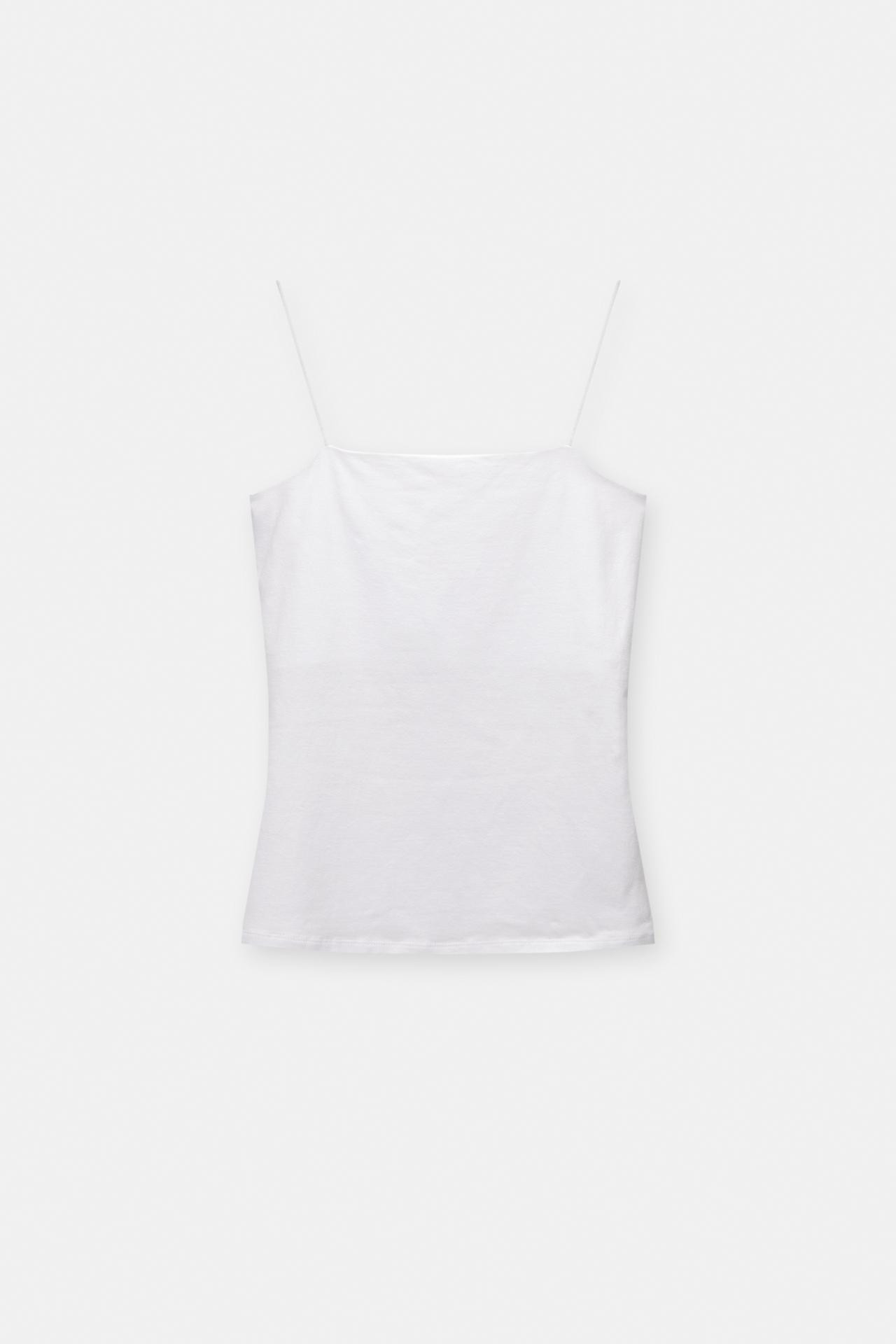 Strappy straight-cut top | PULL and BEAR UK