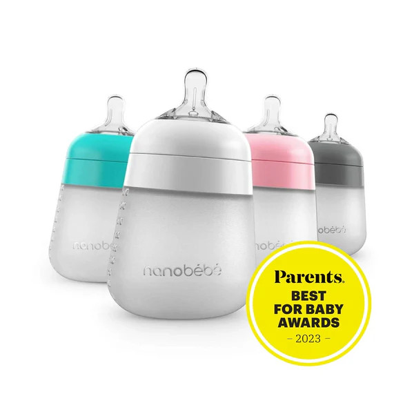 Flexy Silicone Baby Bottle - 5oz & 9oz | Nanobébé