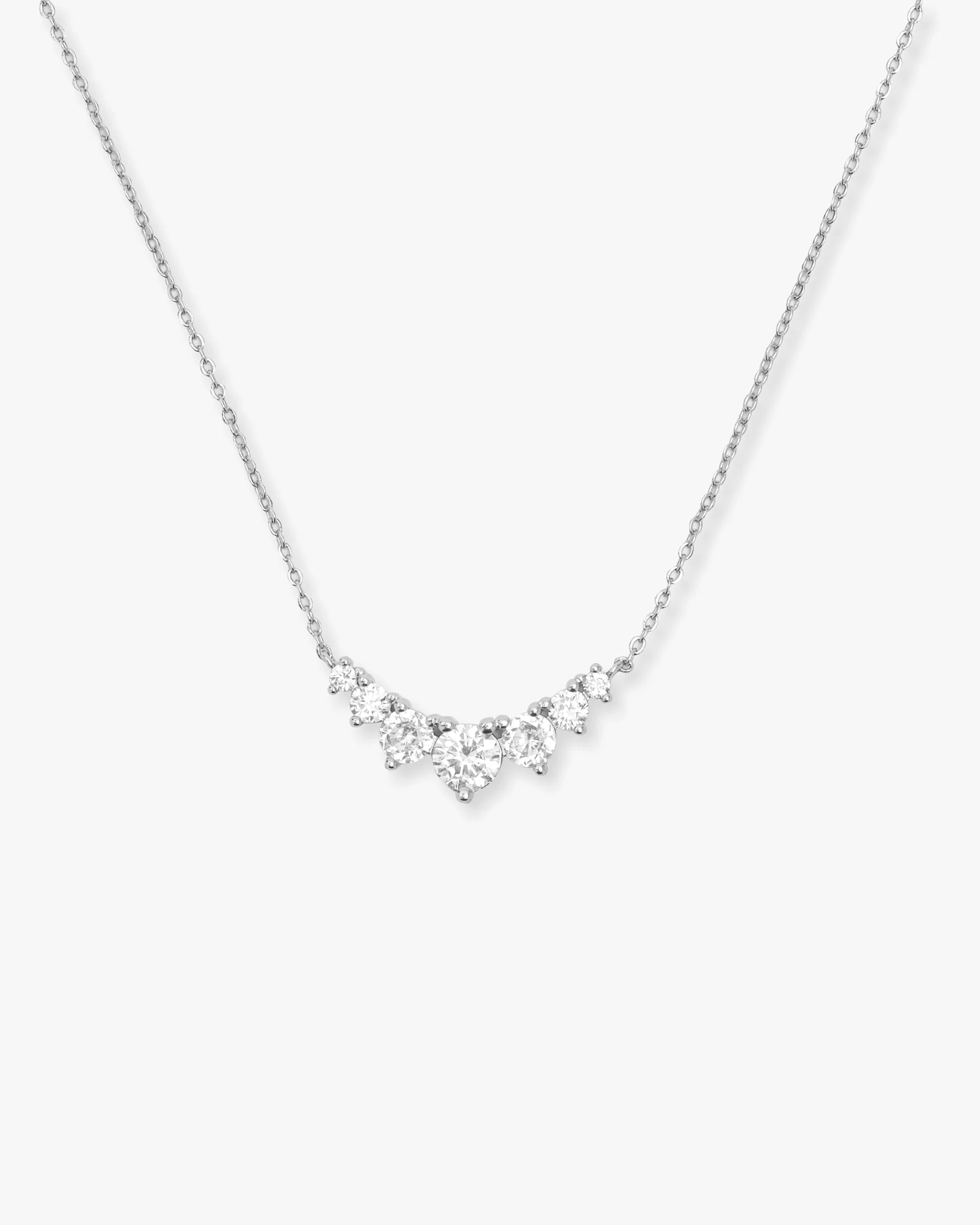 Not Your Basic Multi Stone Pendant Necklace - Silver | Melinda Maria Jewelry
