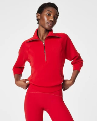 Spanx Women's AirEssentials Half Zip Top | Spanx