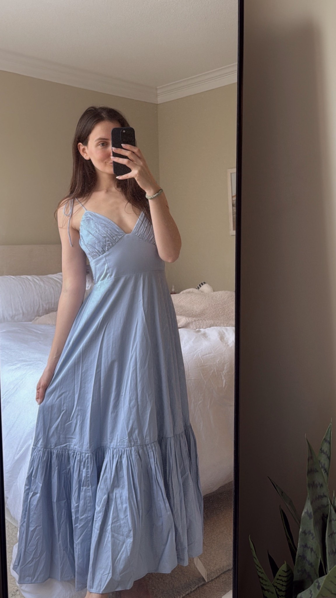 Abercrombie Tie Strap Tiered Maxi Dress in Light Blue

#LTKStyleTip #LTKWatchNow #LTKSeasonal
