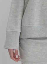 Grey Marl Oversized Sweatshirt - Catherine | 4th & Reckless