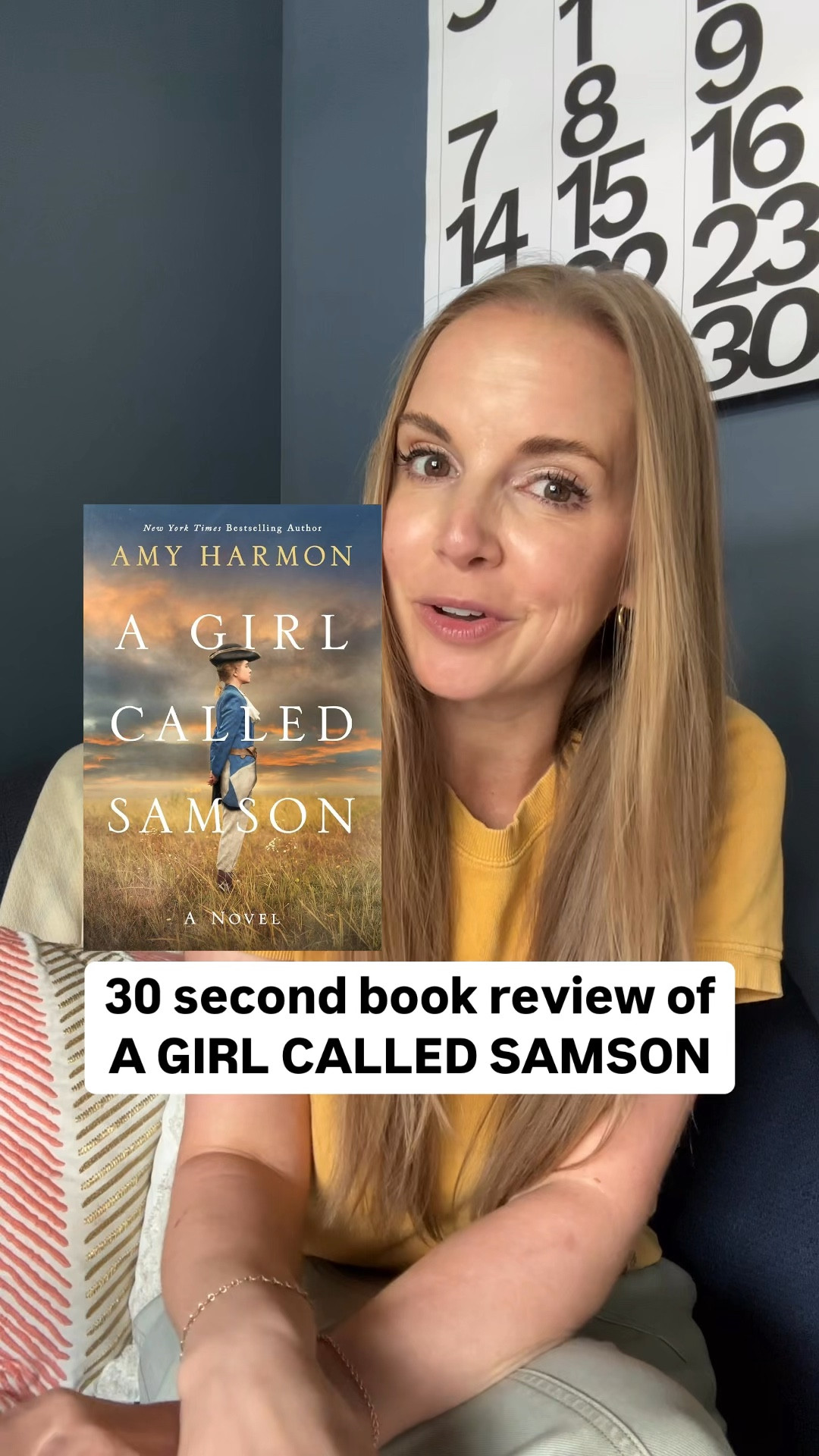 30 second book review of A Girl Called Samson by Amy Harmon
