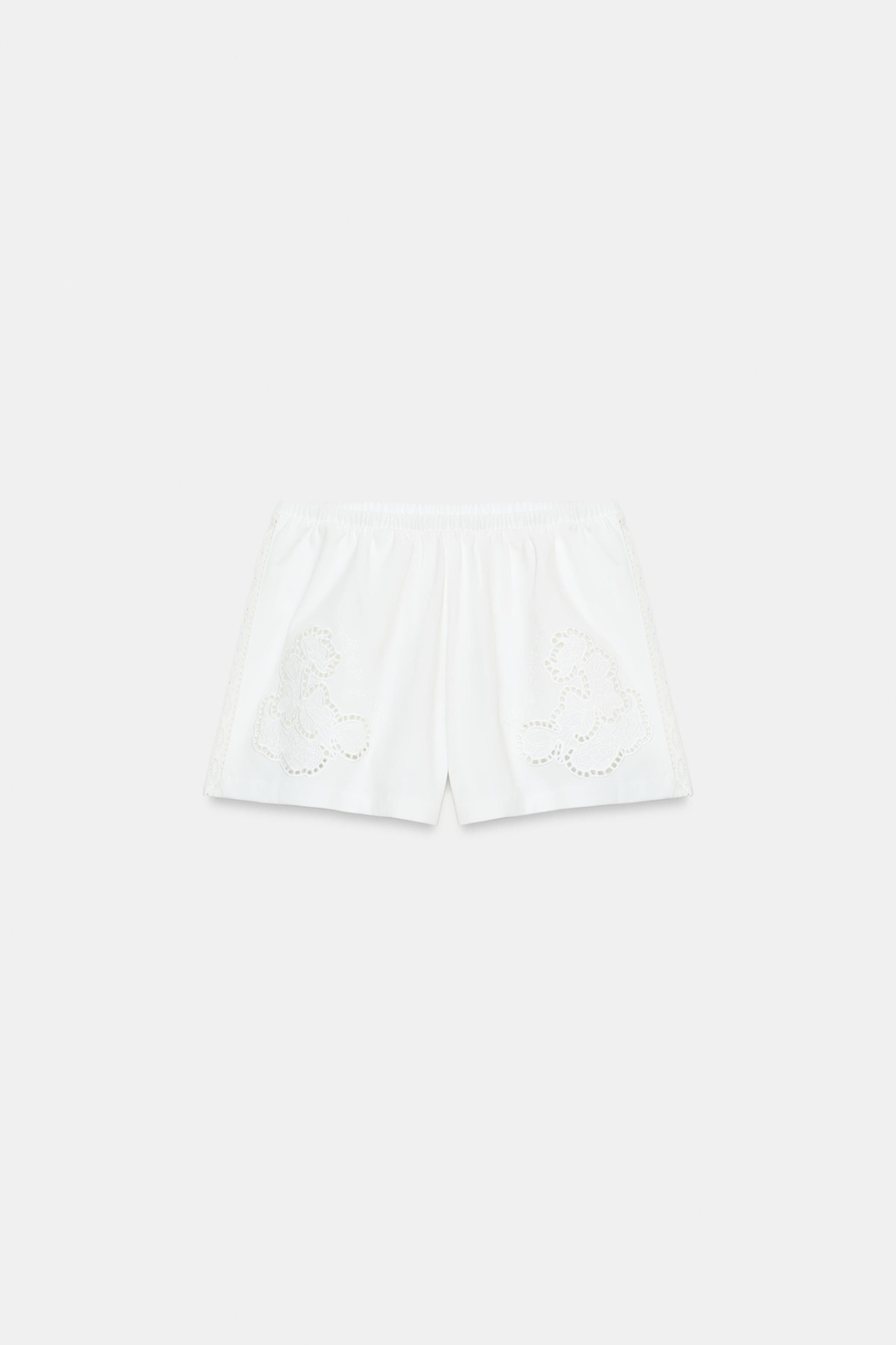 EMBROIDERED SHORTS | Zara US