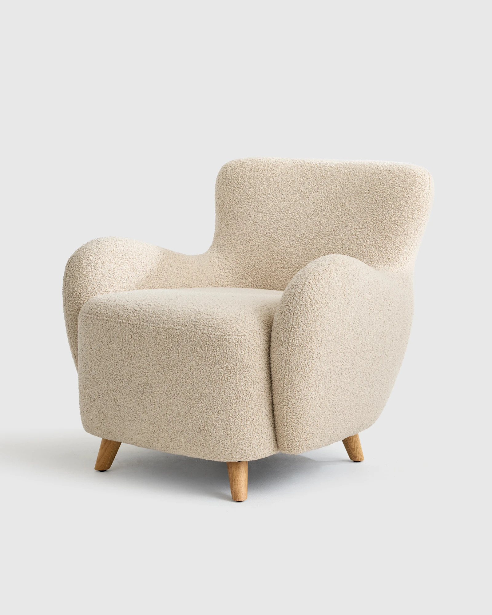 Teddy Boucle Wingback Accent Chair | Quince