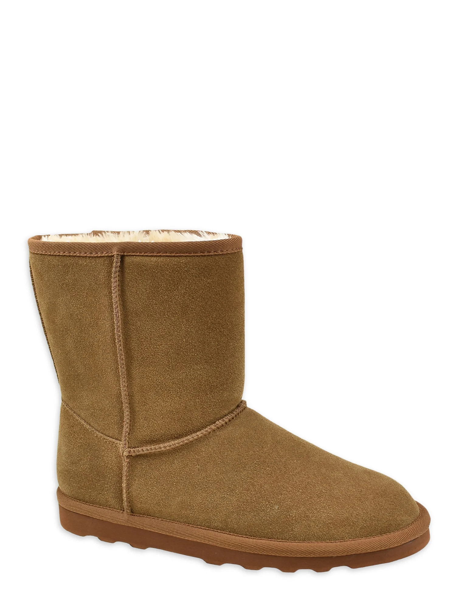 Time and Tru Women's Genuine Suede Boot - Walmart.com | Walmart (US)