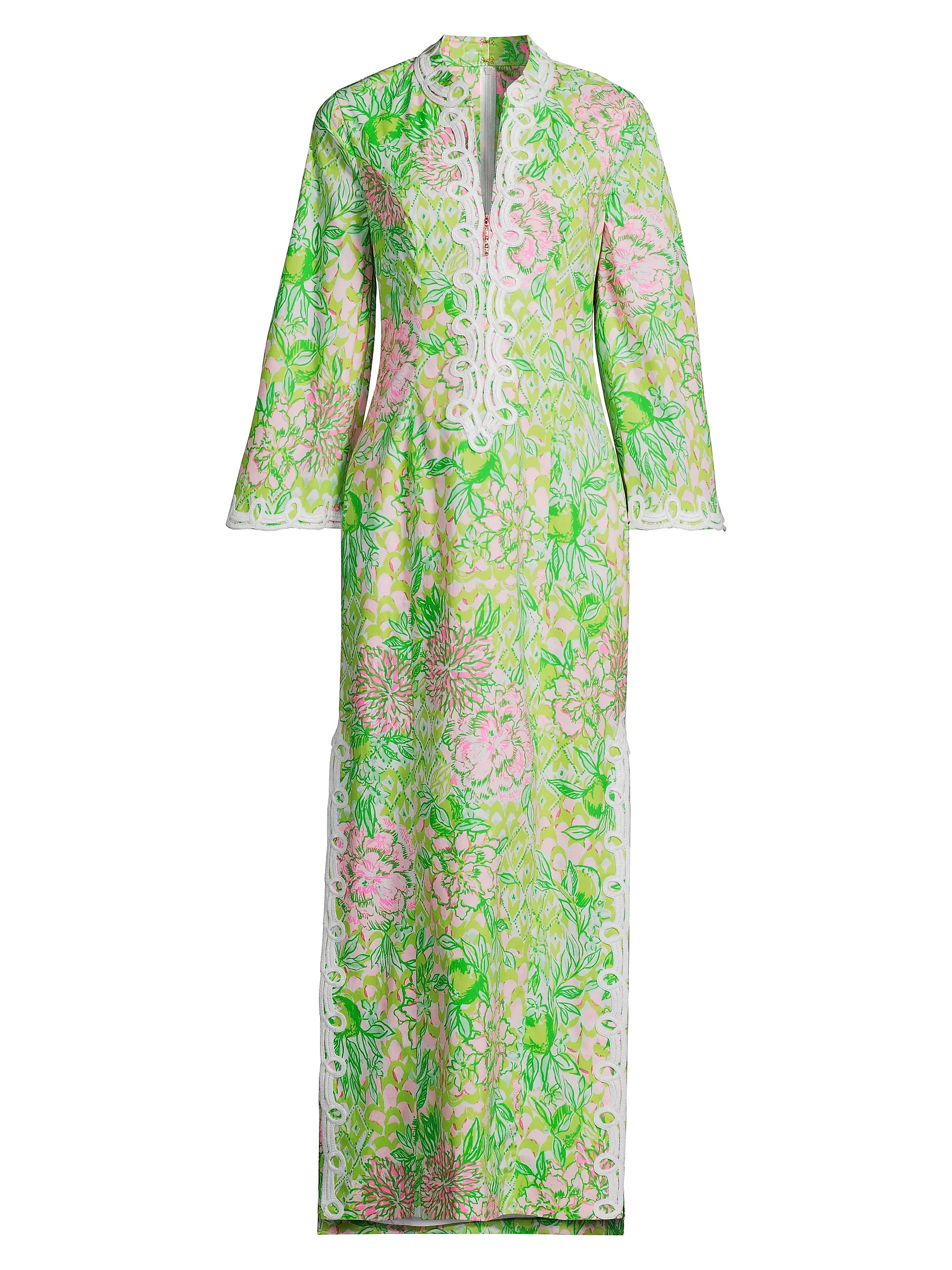 Lilly Pulitzer Shealyn Long-Sleeve Maxi Dress | Saks Fifth Avenue | Saks Fifth Avenue