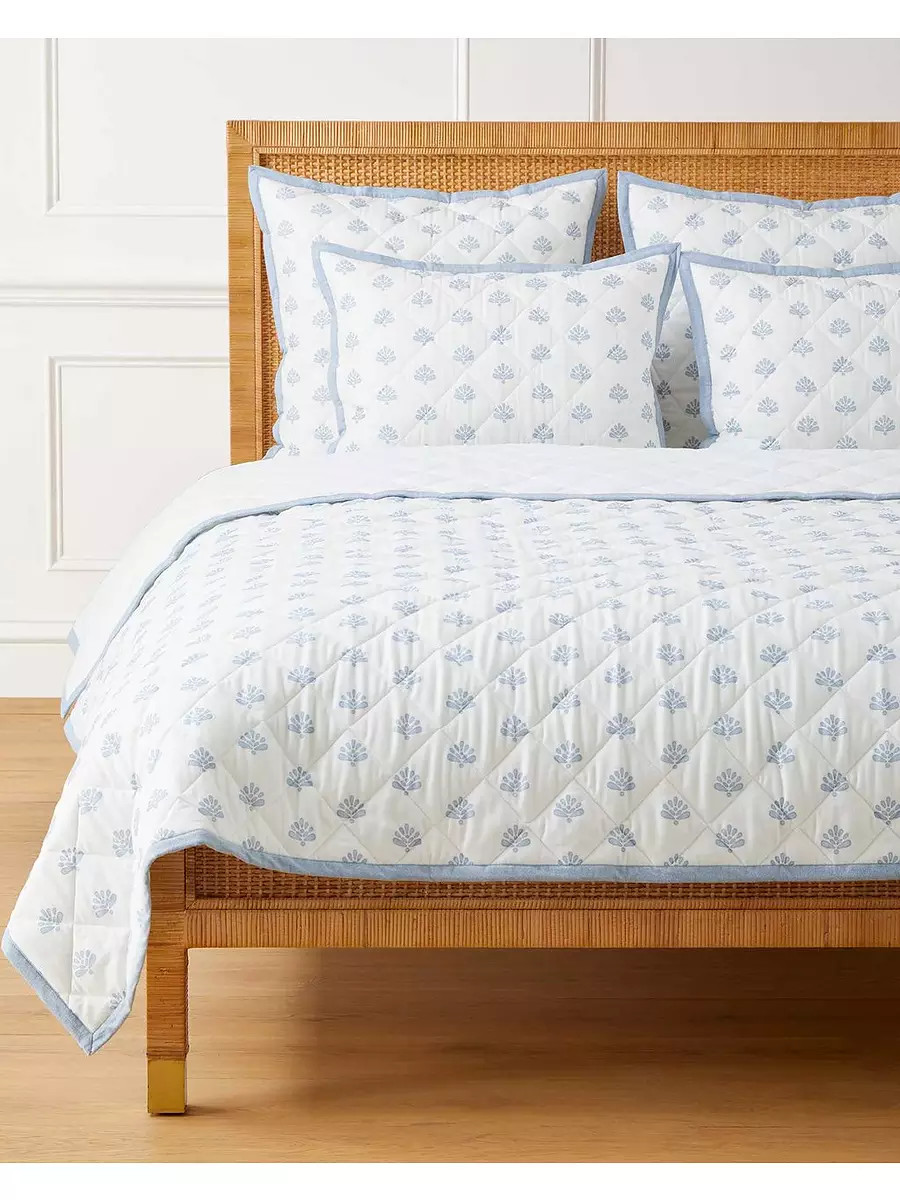 Plume Flannel Quilt | Serena and Lily