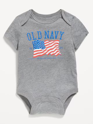 Matching Unisex Short-Sleeve Logo-Graphic Bodysuit for Baby | Old Navy (US)