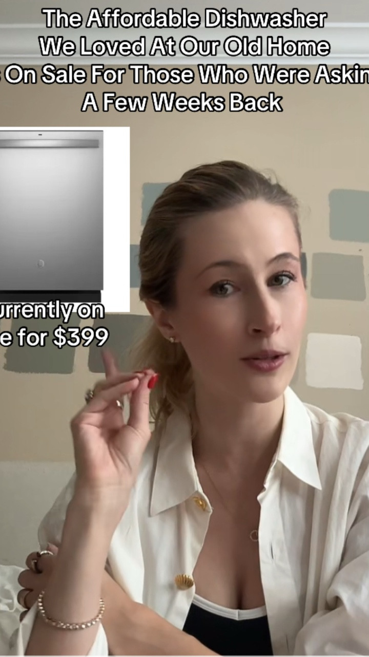 The affordable dishwasher from our old house that we lived & had no issues with for years is even more affordable because tis’s on sale ($399) 

I had a few DMs about offer posting about not living our new expletive one at the new house so sharing for anyone who may be in the market 

Kitchen appliances | kitchen | dishwasher | affordable dishwasher 

#LTKdayinmylife #LTKHome #LTKSaleAlert