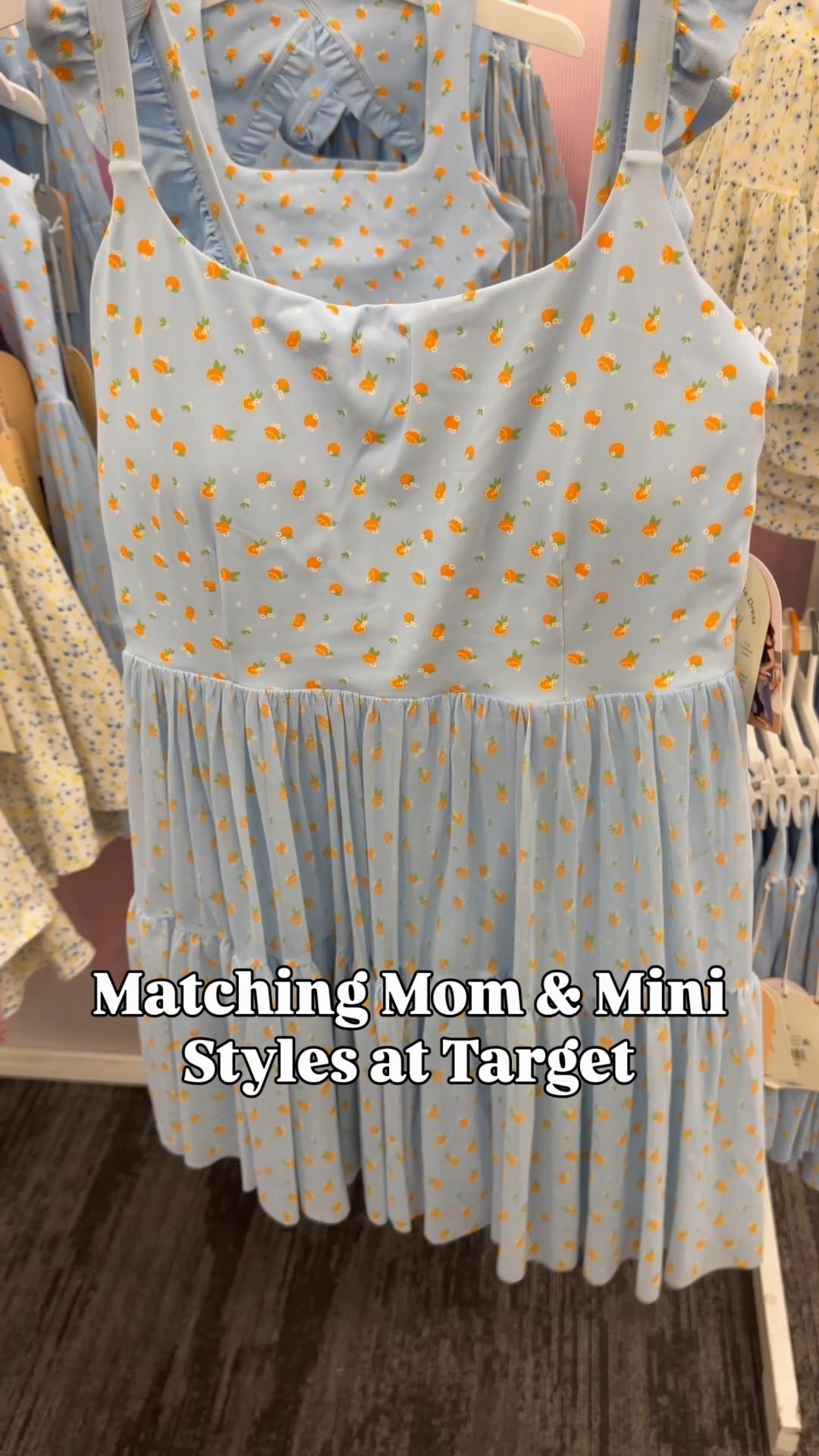 Okay this drop is SO good 🥹💙🍊

Spotted the cutest mommy + me styles on the racks at @Target and I’m already calling it… these are going to sell out FAST 👀 the citrus print is everything and the yellow floral is just as dreamy 🌼✨

I love that they added girls sizes this time—such a fun way to match without sacrificing style 🙌 there are also really pretty florals + solids if you want something a little different!

I did snag the citrus + yellow floral and cannot wait to wear them 🫶 linking everything for you 💙

#LTKFamily #LTKStyle #MommyAndMe #MatchingMoments #TargetFinds #SummerStyle #MomLifeStyle #AffordableFashion