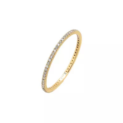 By Adina Eden Diamond MicropavÃ© Eternity Band 14K, Gold, 6 | Belk