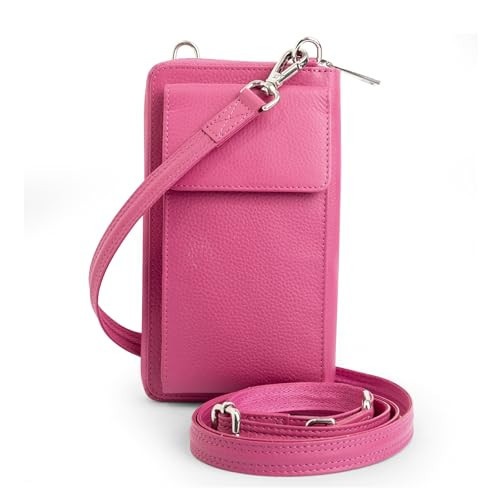 BULL GUARD Crossbody Leather Phone Purse, Anti Theft and RFID Blocking, Small Elegant Design for Travel or Everyday Use | Amazon (US)