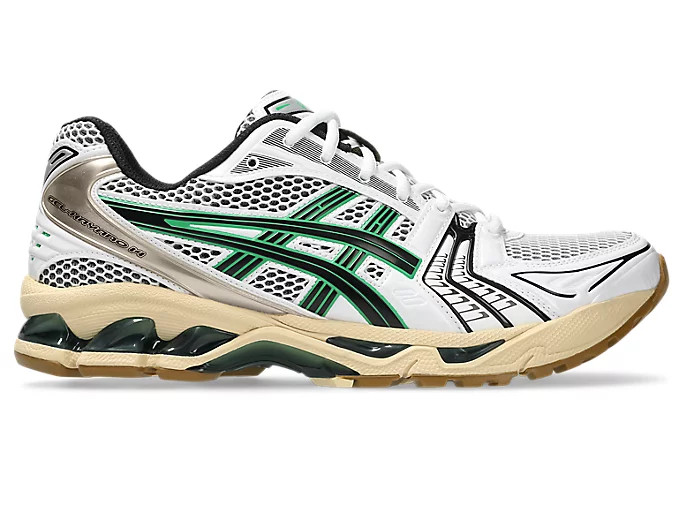 GEL-KAYANO 14 | Unisex | White/Hinoki Beige | Sportstyle Shoes | ASICS United States | ASICS (US)