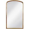 Bassett Mirror Company M4218 Brookings Leaner Mirror Antique Gold Leaf, 52" L x 1.75" W x 86" H | Amazon (US)