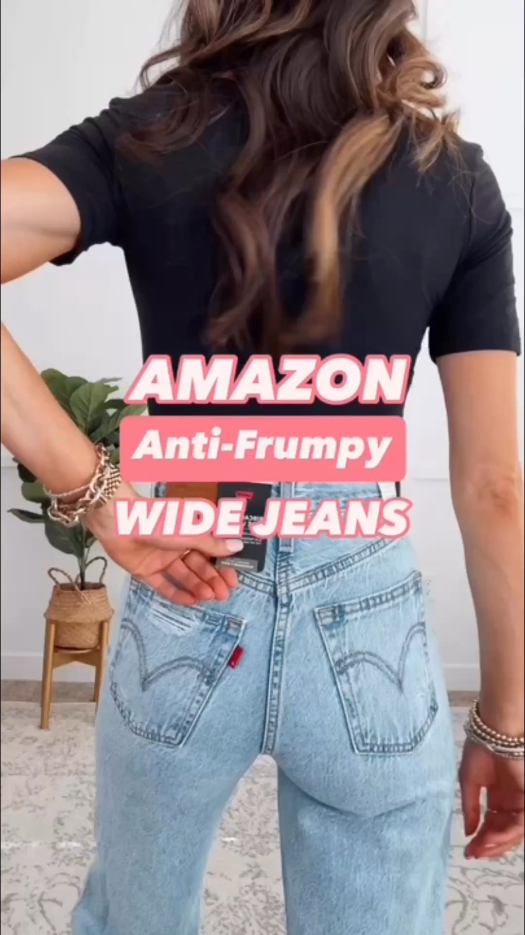Anti frumpy wide jeans | wide jeans | denim | summer outfit | Amazon fashion | amazon basics

#LTKmomlife #LTKSeasonal #LTKootd