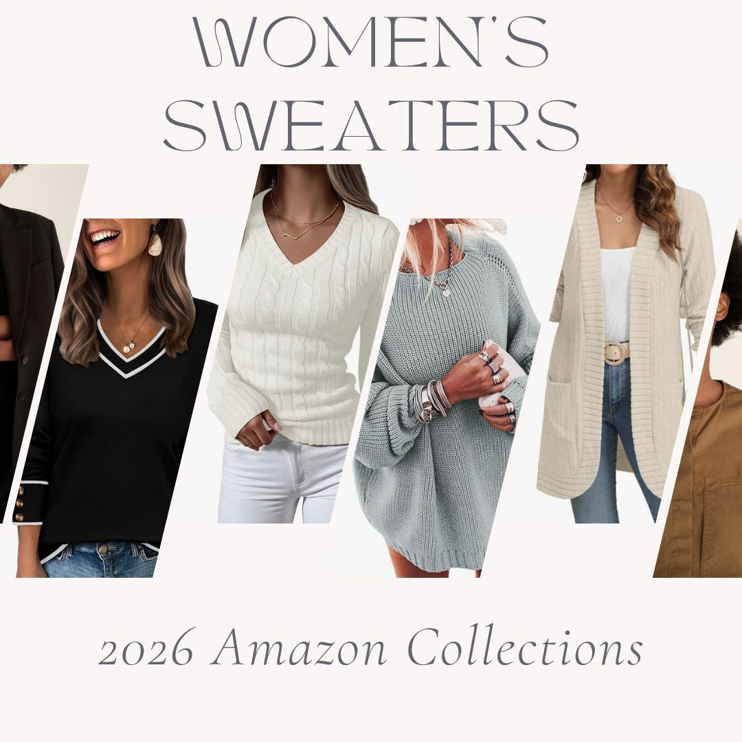 Cozy Women's Sweaters for Winter 2026 | Amazon Fashion Finds

Stay warm and stylish this winter with these must-have women's sweaters from Amazon! From classic ribbed pullovers to trendy button-front cardigans, these cozy knits are perfect for layering or wearing solo. These sweaters offer incredible comfort and versatility for your winter wardrobe. Whether you're heading to the office, running errands, or relaxing at home, you'll find the perfect style to match your vibe. The soft fabrics and flattering fits make these Amazon finds absolute wardrobe essentials.

This post contains affiliate links, which means I may earn a small commission at no extra cost to you if you make a purchase through these links.
, , , , , , , , , , , , , , 

 #WomensSweaters #AmazonFashion #WinterStyle #CozyKnits #SweaterWeather #FallFashion #AmazonFinds #WinterWardrobe #KnitSweaters #CasualStyle #WomensClothing #FashionFinds #AffordableFashion #StyleInspo #WinterOutfits #LTKmomlife #LTKSeasonal #LTKSaleAlert