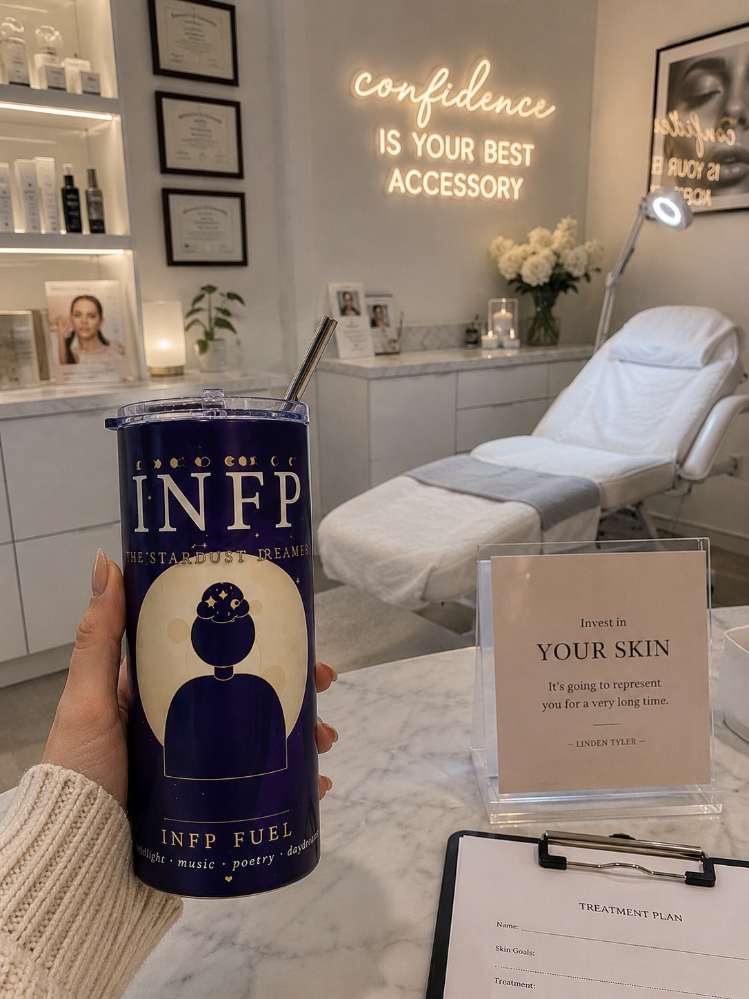 💜 Cozy, dreamy, and made for quiet souls. Obsessed with this tumbler.

#LTKgiftguide