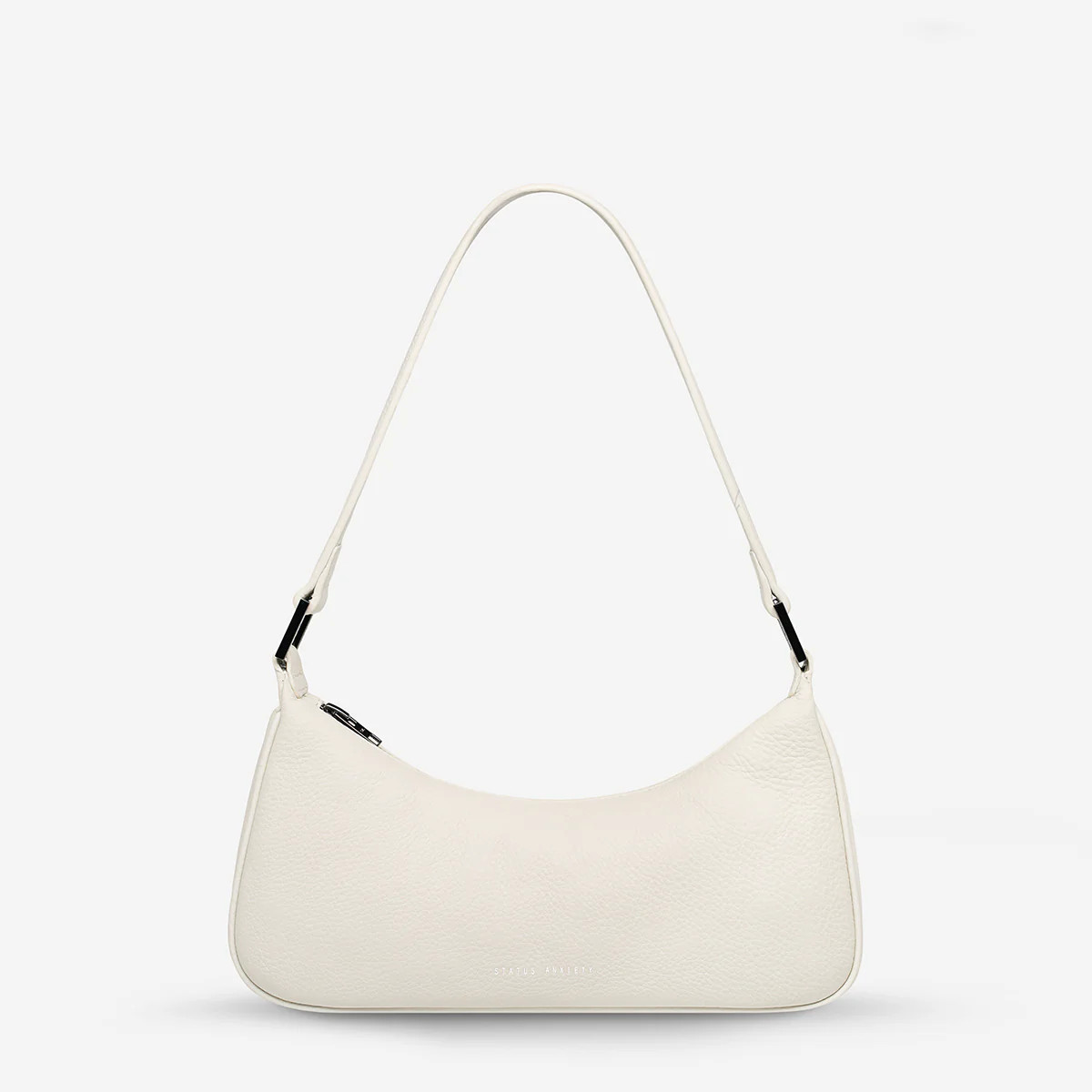 Not That Simple Women's Chalk Leather Bag | Status Anxiety® | Status Anxiety 