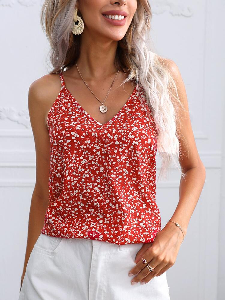 SHEIN Ditsy Floral Cami Top | SHEIN