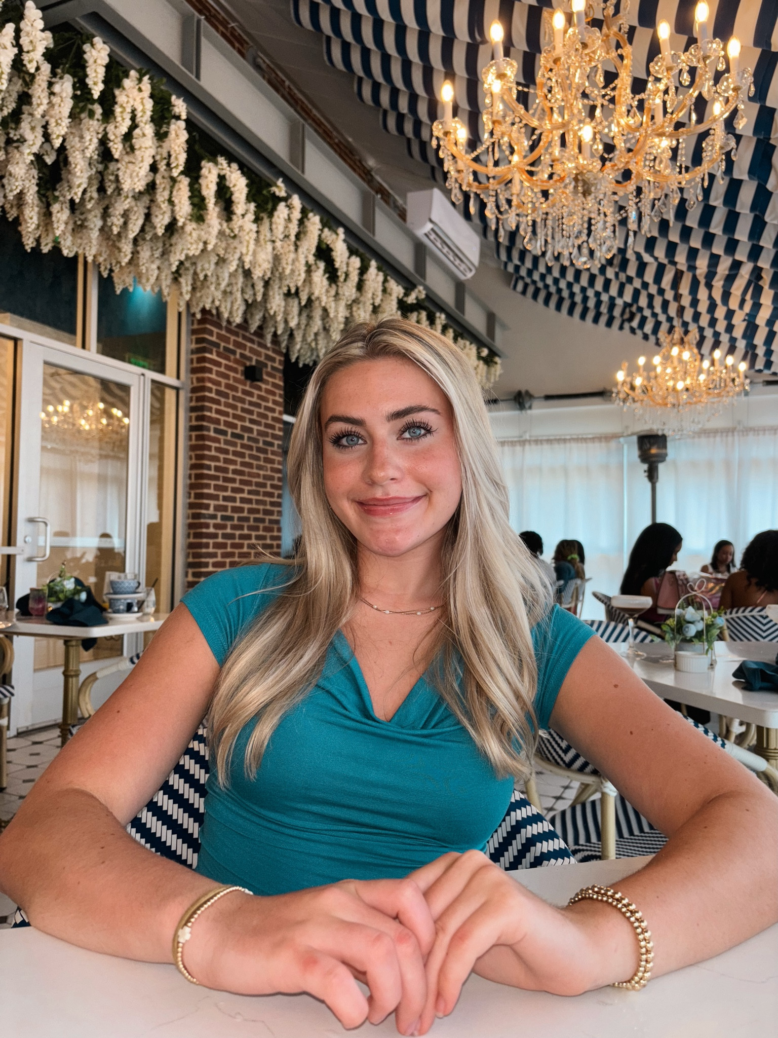 birthday brunch outfit! blue top, turquoise, cowl neck

#LTKSummerSales 

#LTKFindsUnder50