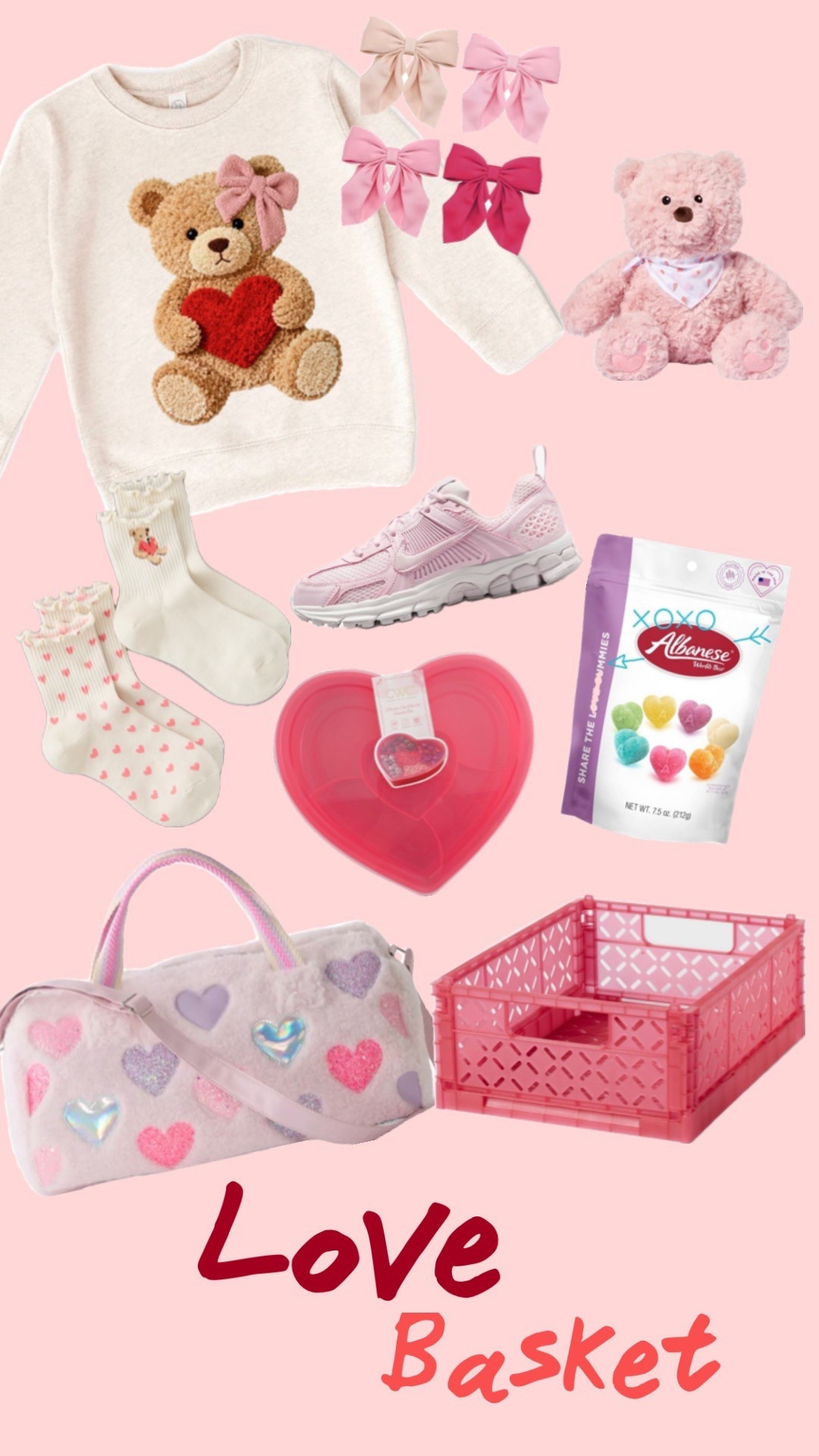 🩷🩷 love basket ideas 

#LTKmomlife #LTKValentine