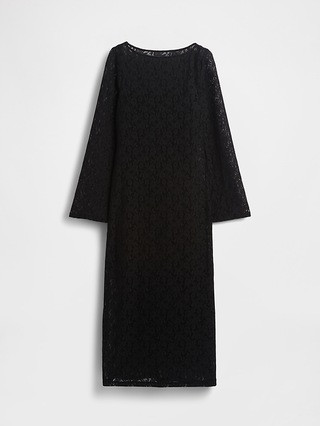 Lace Bell-Sleeve Maxi Dress | Gap (US)
