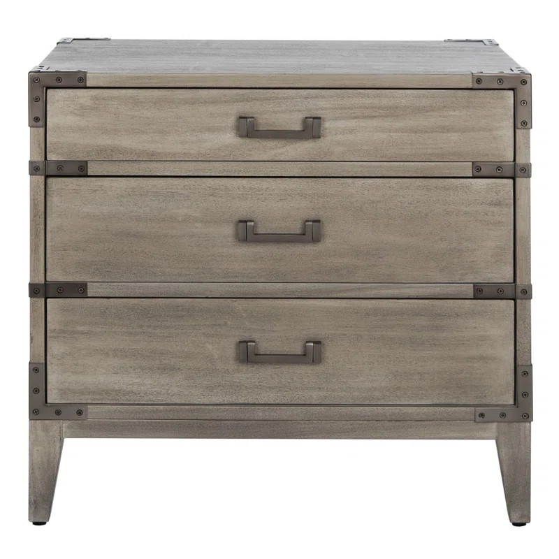 Lauretta 3 - Drawer Nightstand | Wayfair North America